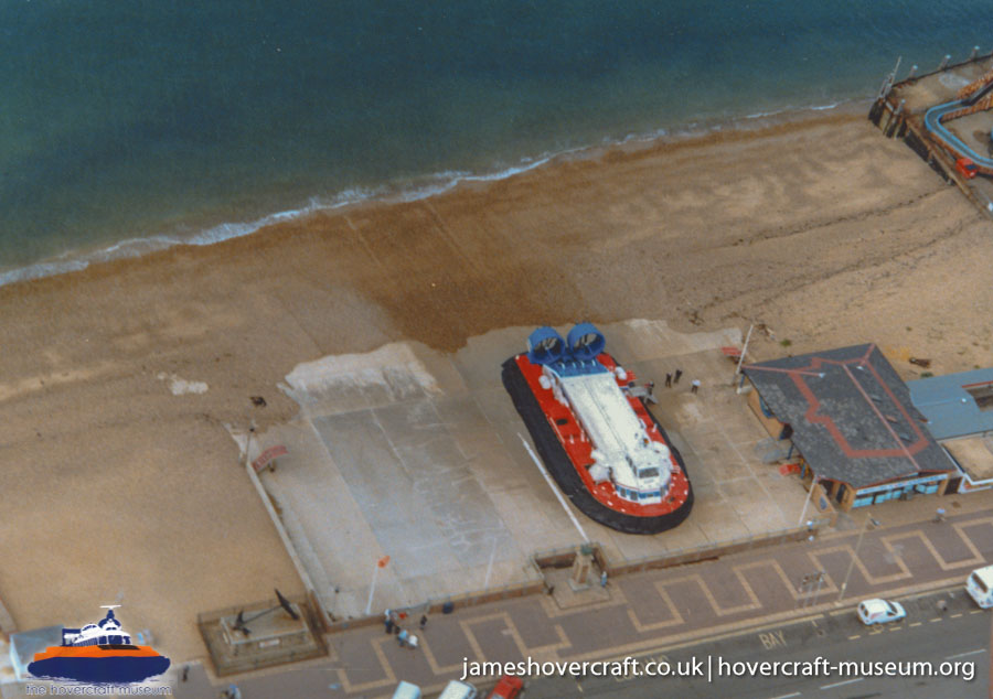 AP1-88 hovercraft promotional day by BHC -  (credit: The <a href='http://www.hovercraft-museum.org/' target='_blank'>Hovercraft Museum Trust</a>).